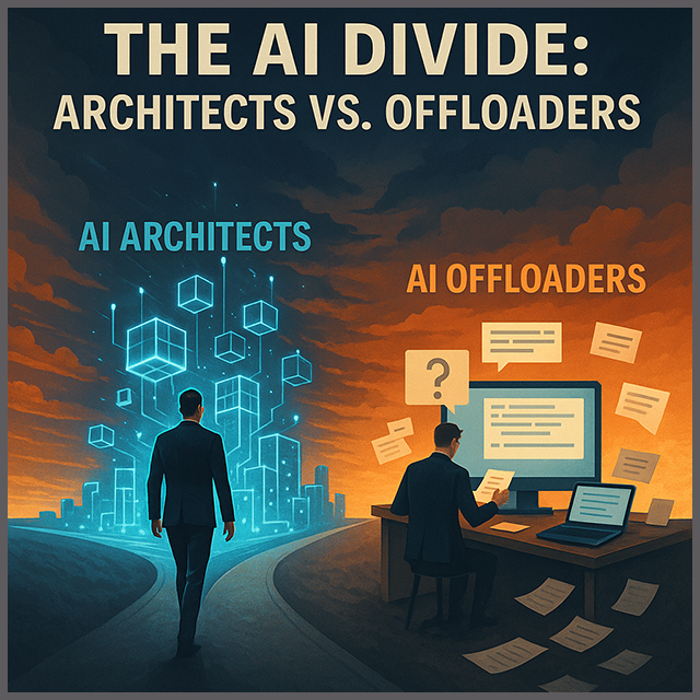 The AI Divide: Architects vs. Offloaders