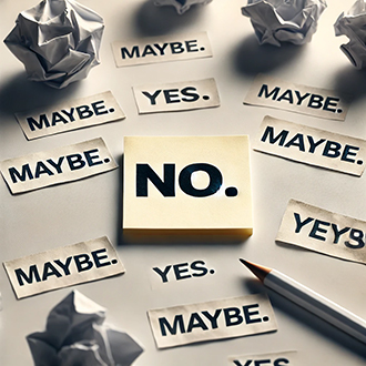 The Art of Saying No